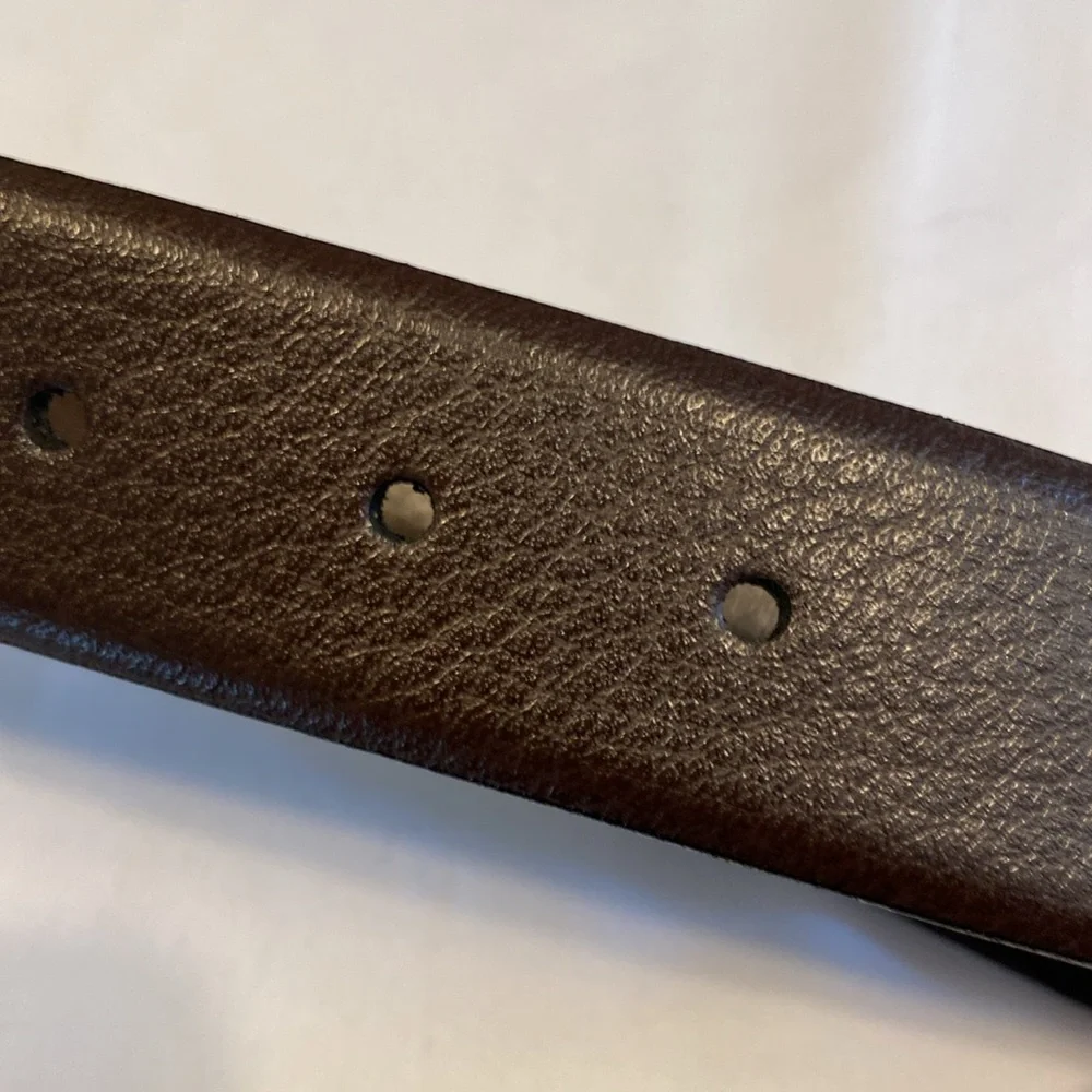NWT Boconi Nashville brown leather belt size 32